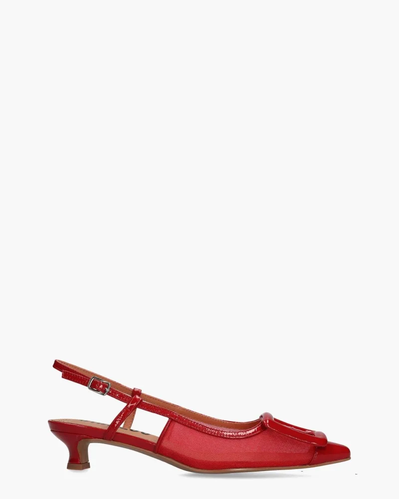 Bibi Lou Bonnie, pumps voor dames in rood