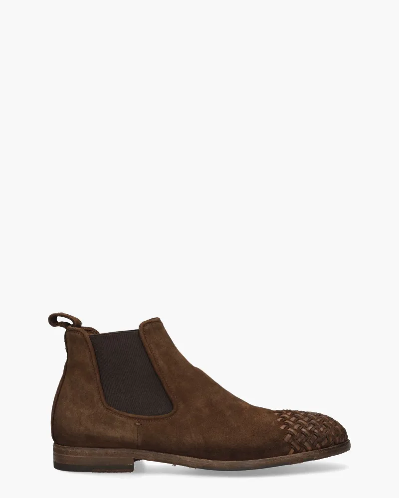 Jo Ghost 5048, enkellaarsjes & boots voor heren in donkerbruin