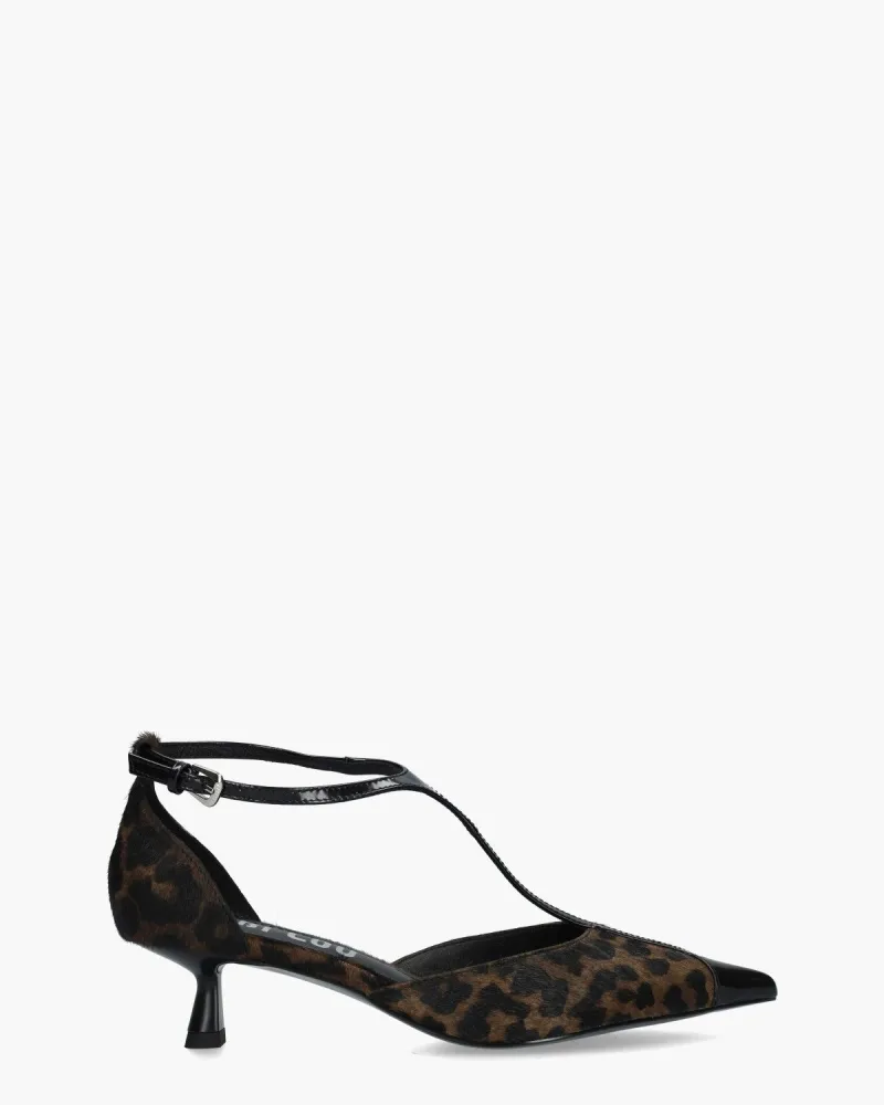 Bibi Lou Canna, pumps voor dames in zwart/bruin