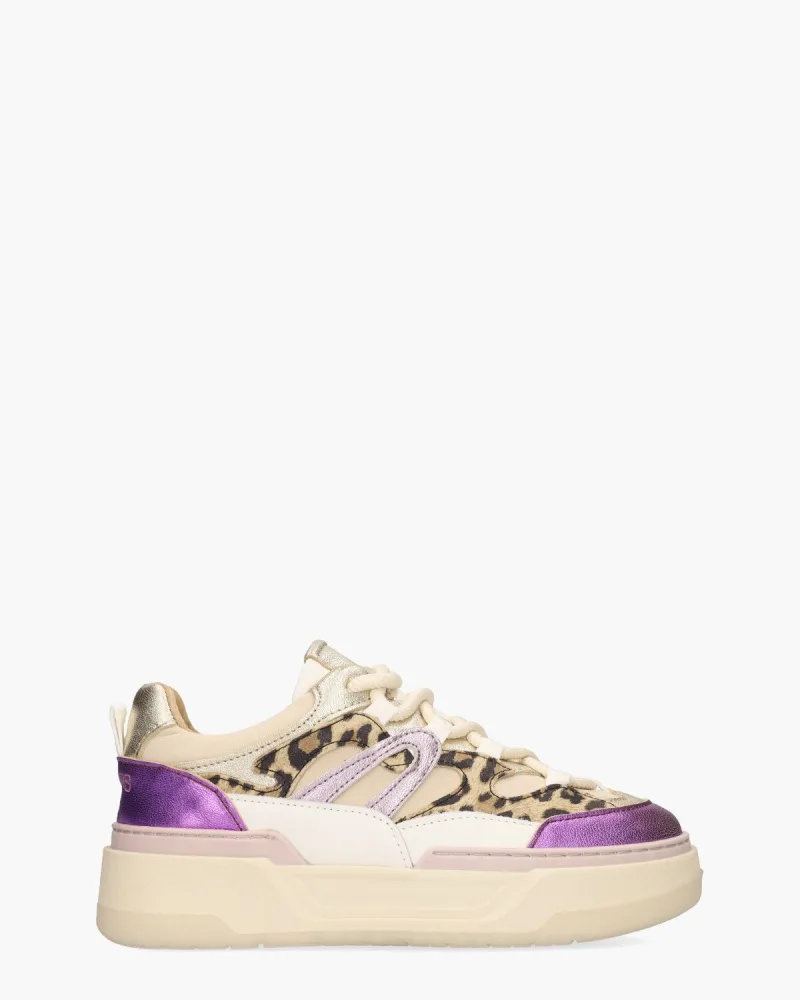 DWRS Label Walton Leopard, sneakers voor dames in multi, diversen