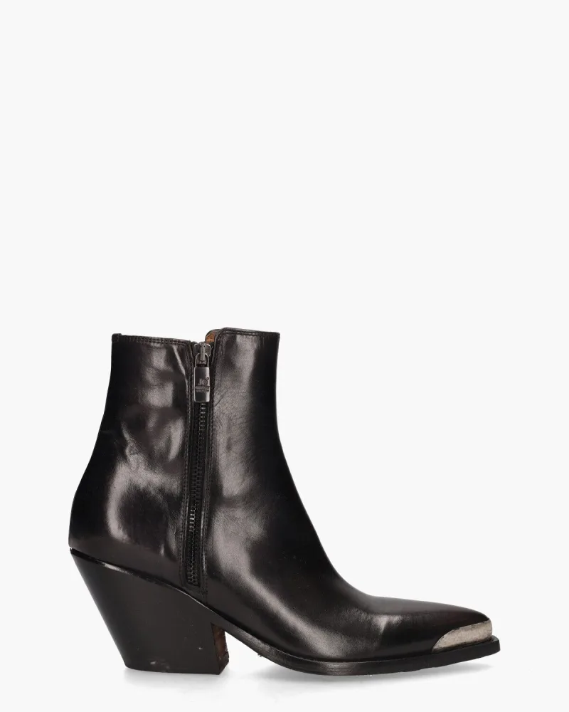 Jo Ghost 4910, enkellaarsjes & boots voor dames in zwart