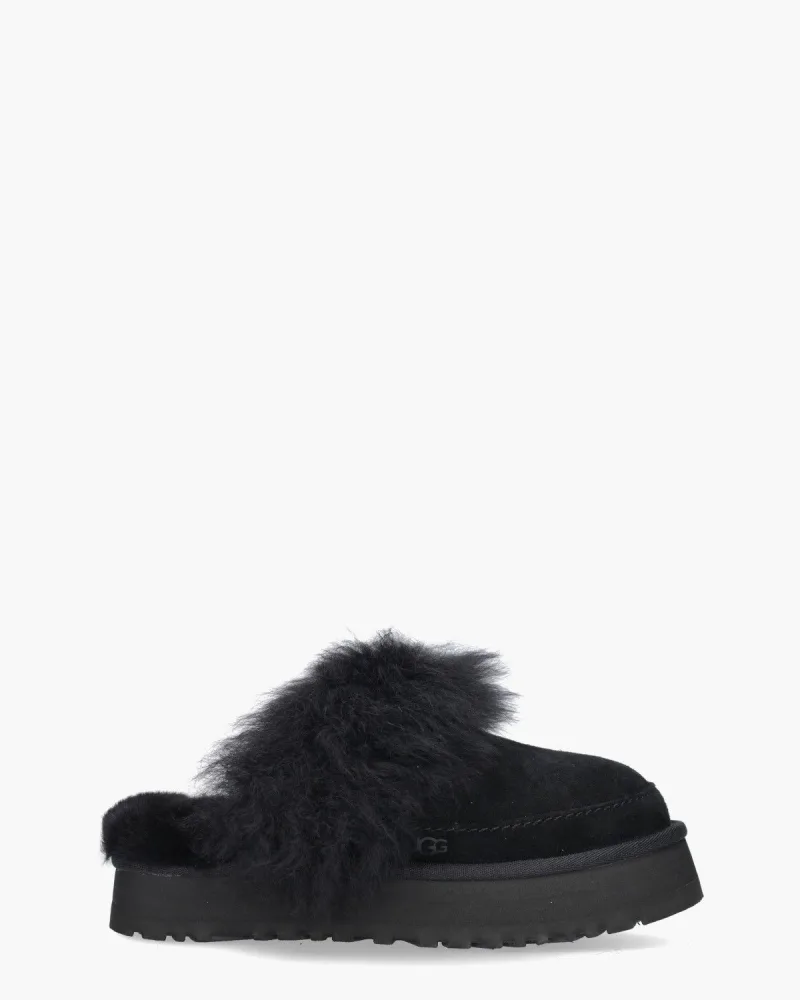 UGG Disquette Chalet Black s, slippers voor dames in zwart