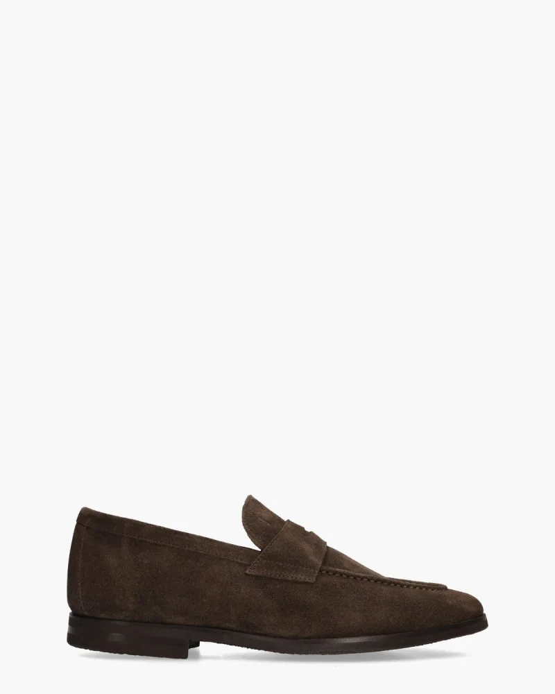 Van Bommel Reda 02.02, instappers & loafers voor heren in bruin