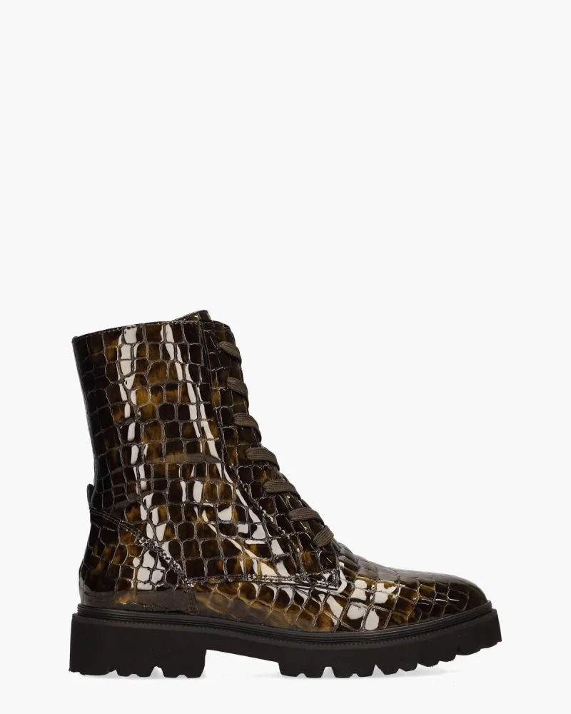 Rapid Soul Verine, enkellaarsjes & boots voor dames in bruin/brons
