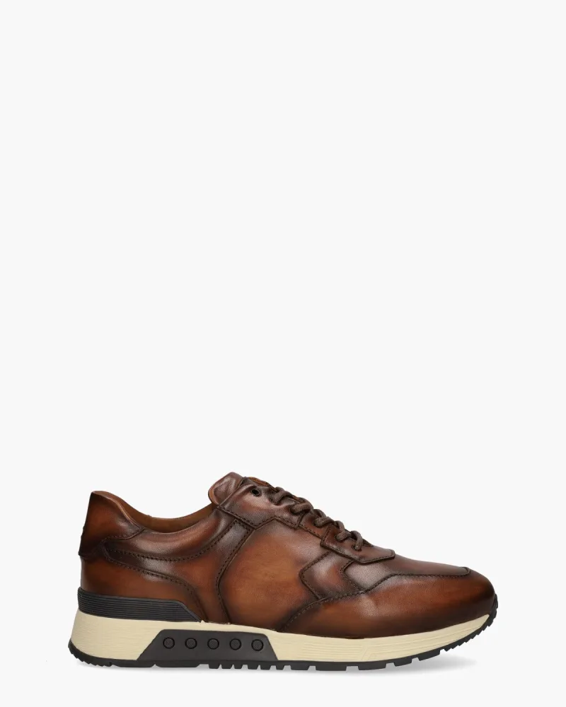 Greve Haarlem, sneakers voor heren in bruin