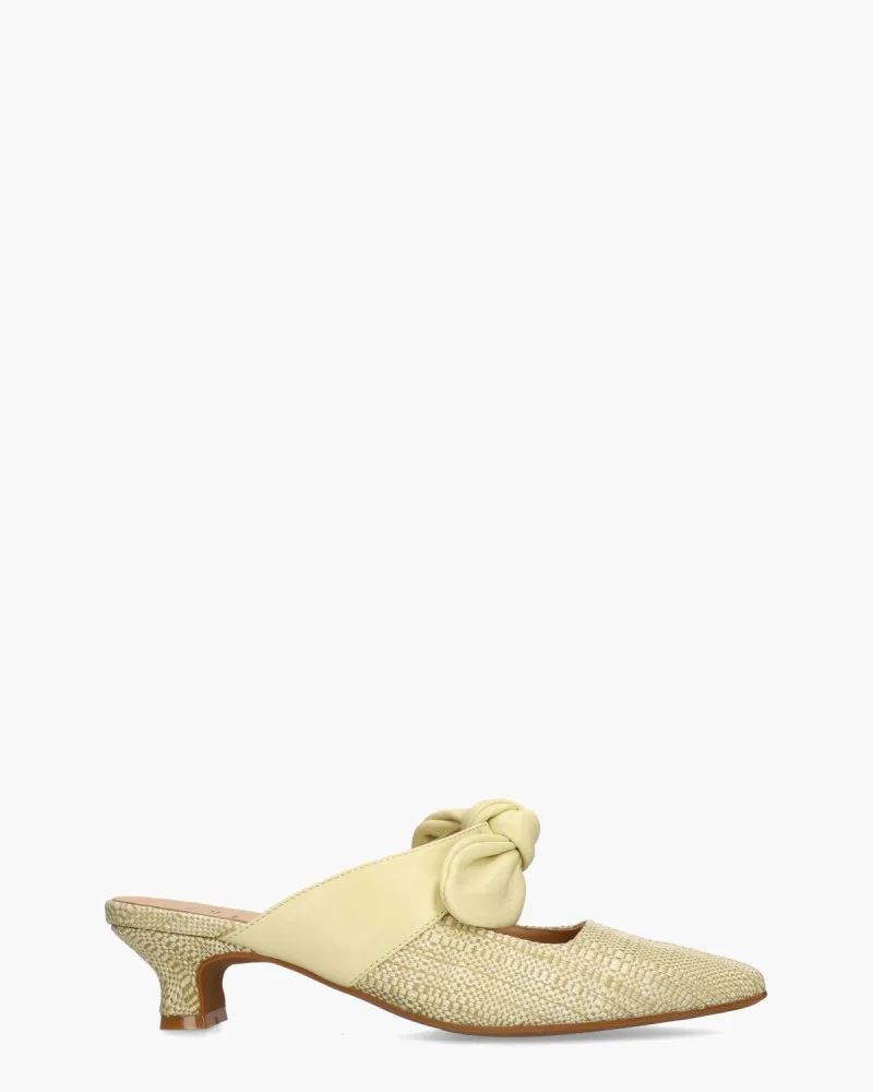 Di Lauro Danica Lichtgeel, slippers voor dames