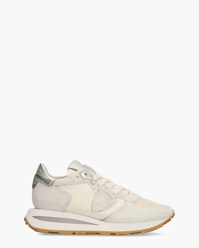 Philippe Model Tropez Haute, sneakers voor dames in beige, foto 1 van 2