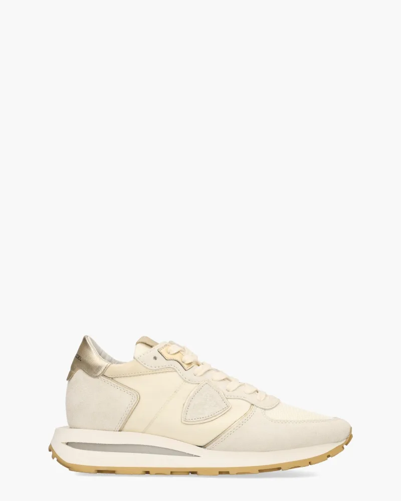 Philippe Model Tropez Haute, sneakers voor dames in beige, foto 2 van 2
