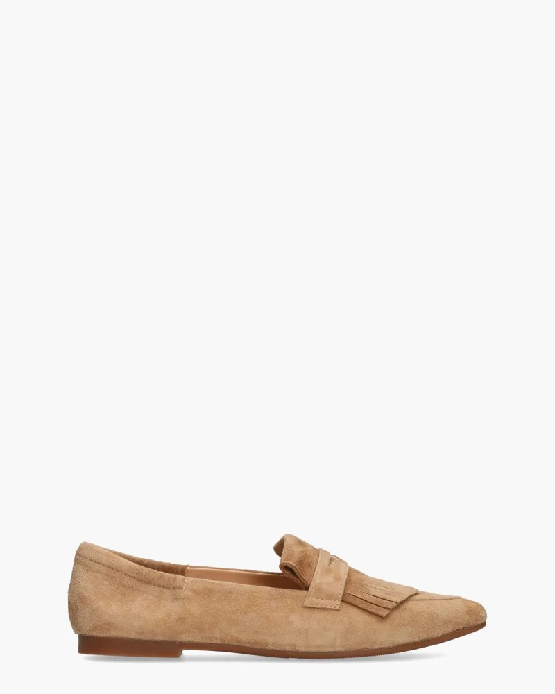 Di Lauro Diletta, instappers & loafers voor dames in bruin