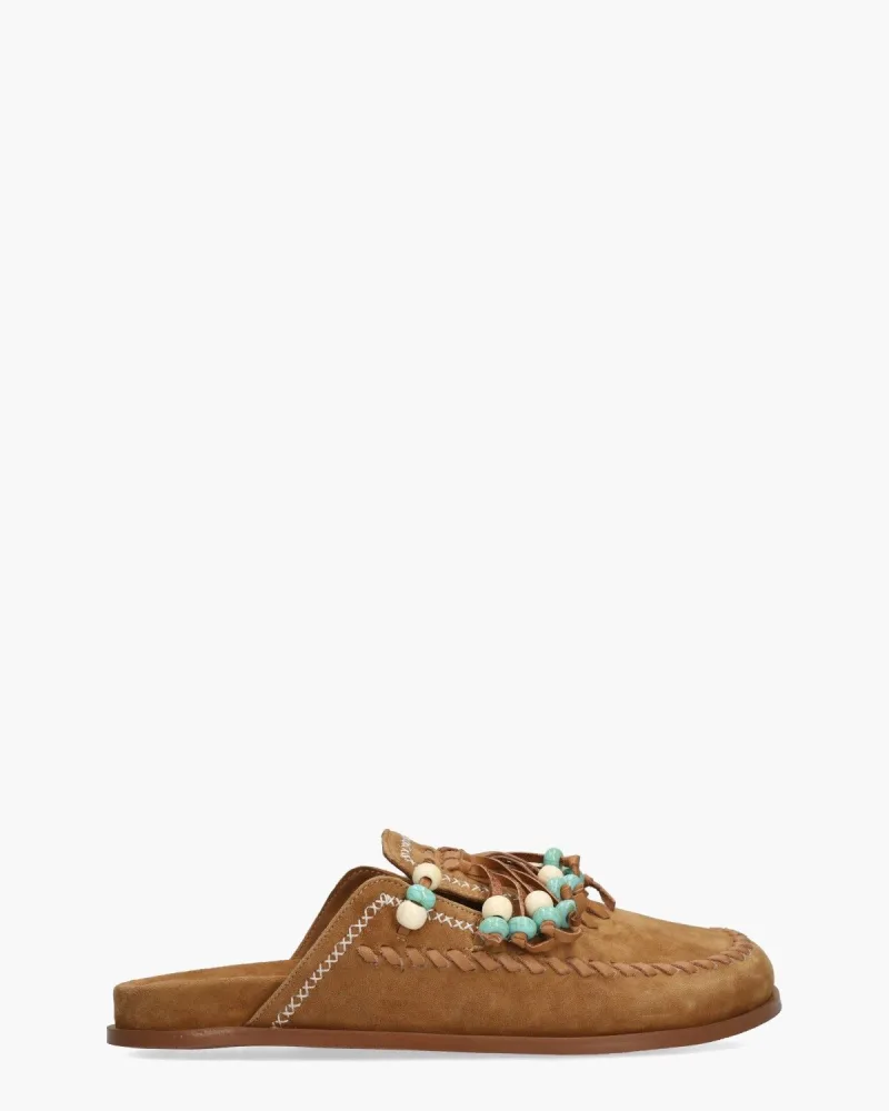 Toral Inka, slippers voor dames in beige