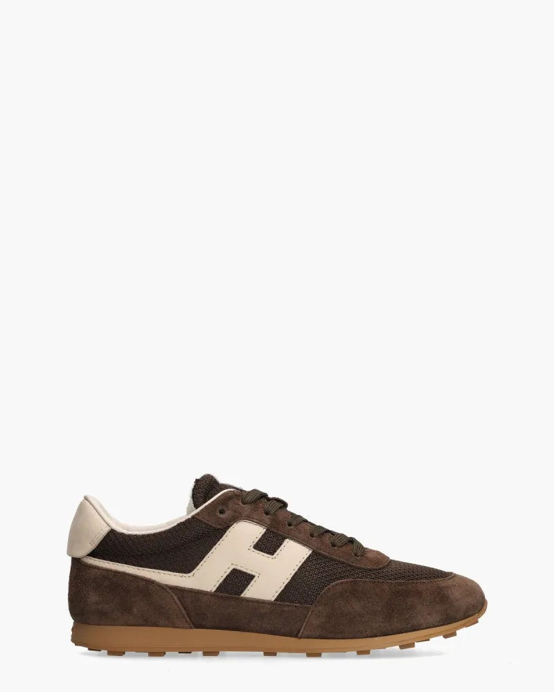 Hogan Athletic, sportschoenen voor heren in donkerbruin