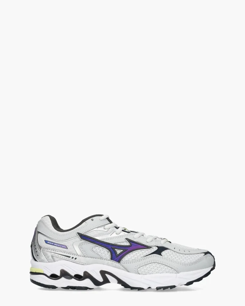 Mizuno Wave Mustang 4 LS OG, sneakers voor heren in lichtgrijs/multi