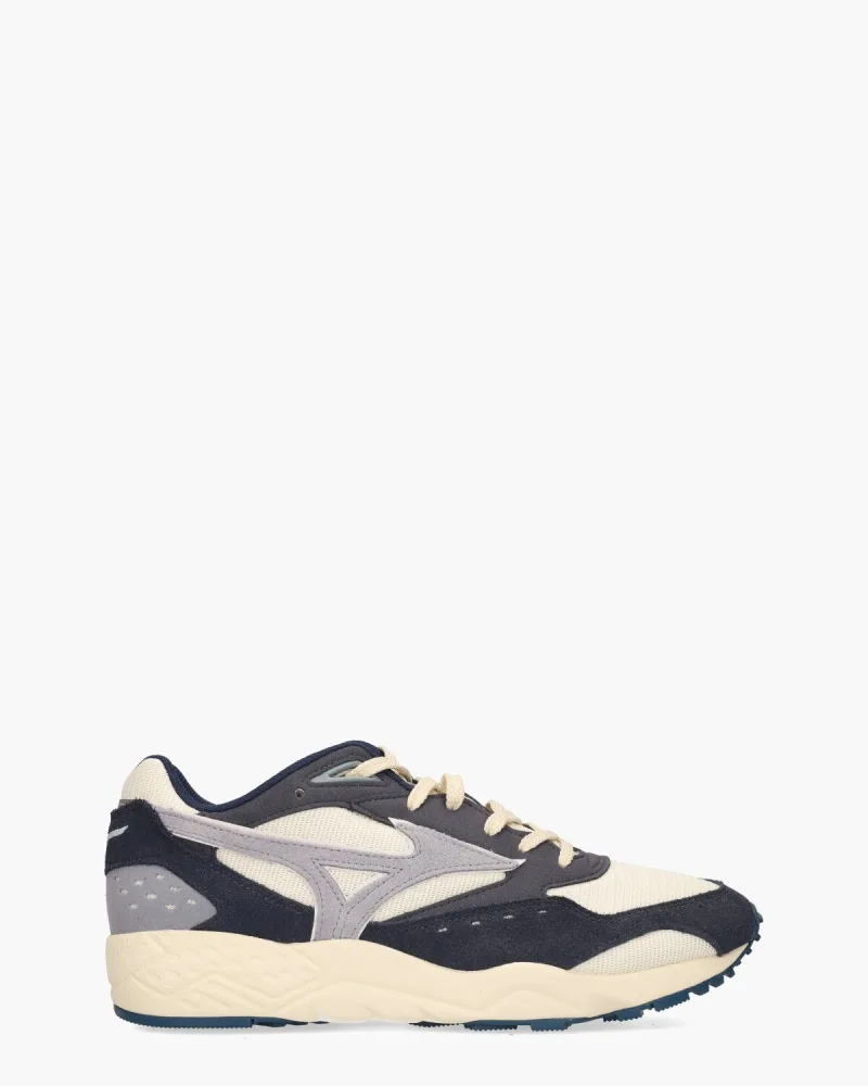 Mizuno Contender S, sneakers voor heren in off-white/blauw