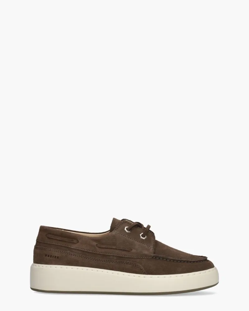 Nubikk Jiro Yacht, veterschoenen voor heren in donkerbruin