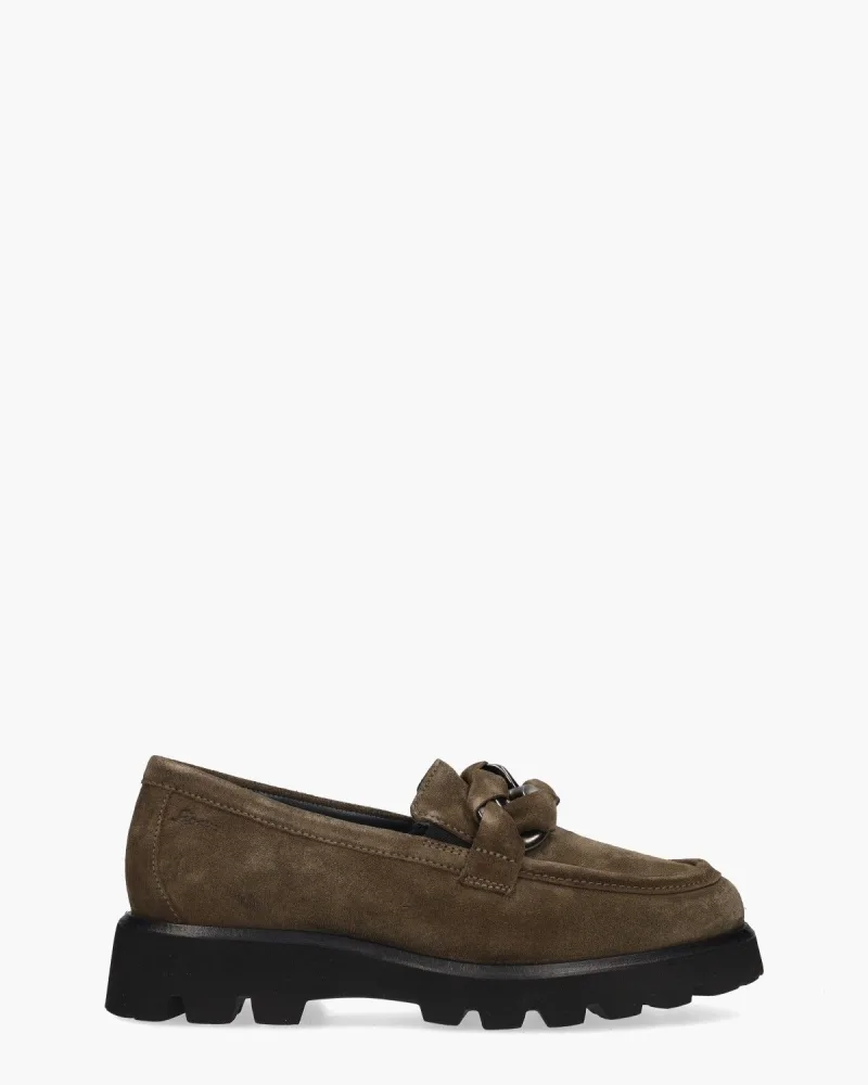 Sioux 69646, instappers & loafers voor dames in groen