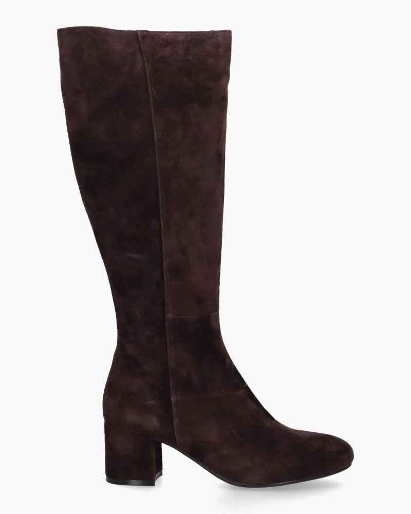 Di Lauro Brenda Aubergine, enkellaarsjes & boots voor dames in rood