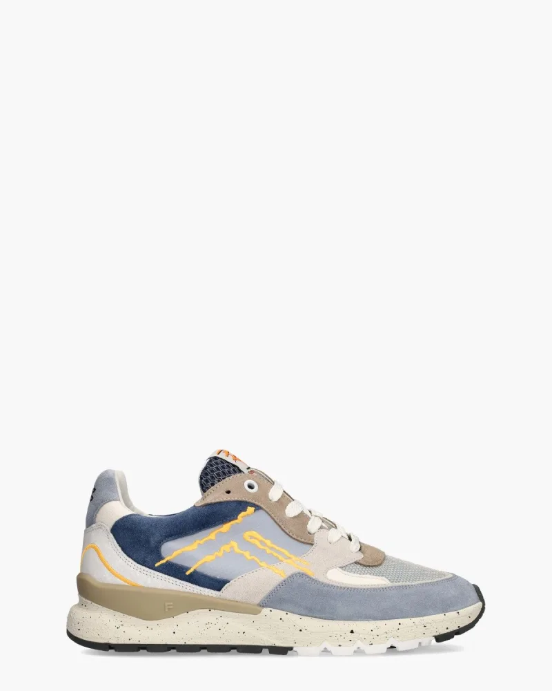 Floris Van Bommel De Treener 06.07, sneakers voor heren in blauw