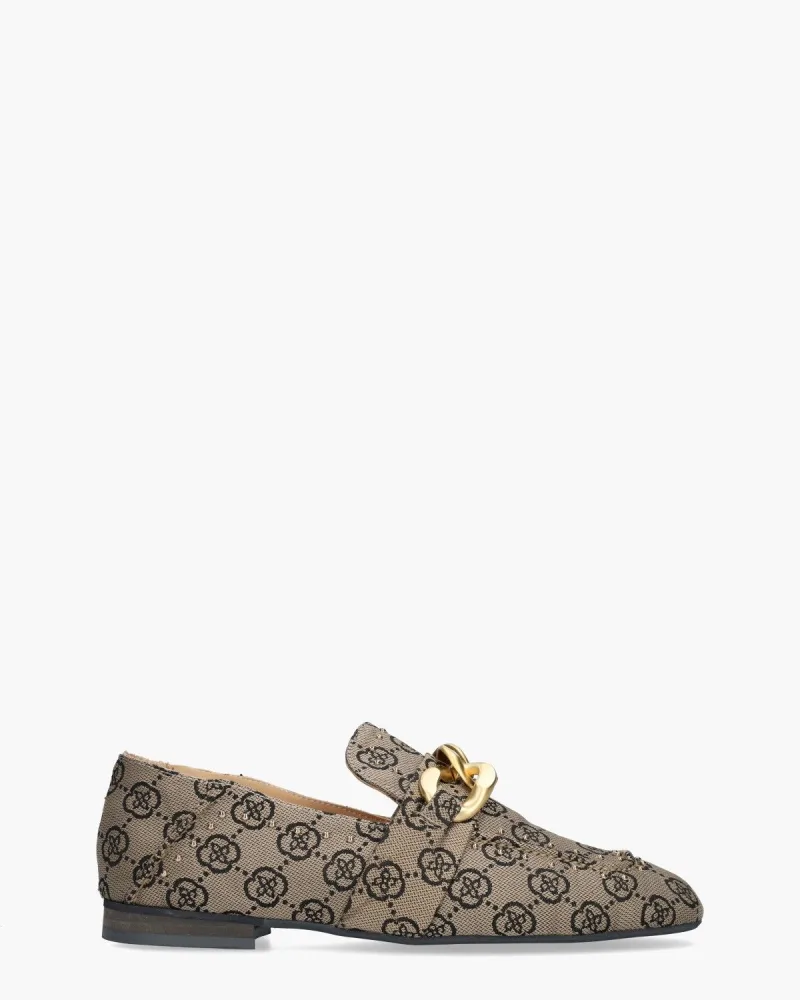 Gioia Wianna, instappers & loafers voor dames in beige