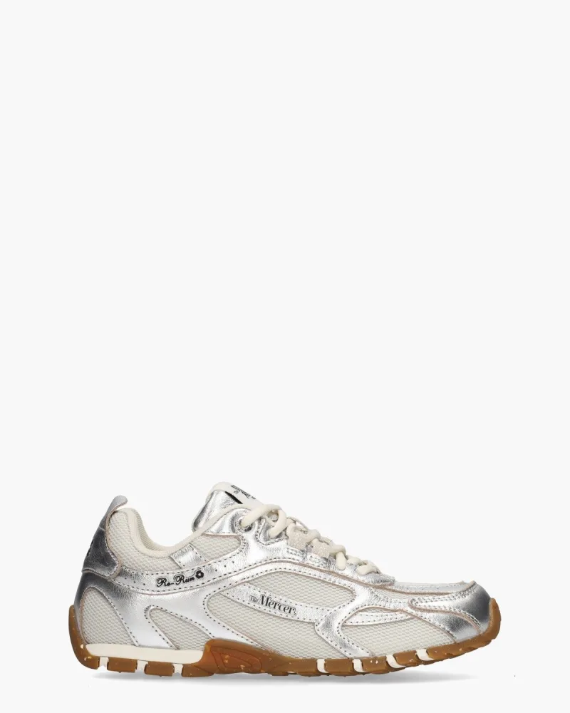 Mercer Amsterdam The Re-Run Drive, schoenen voor dames in off-white/zilver