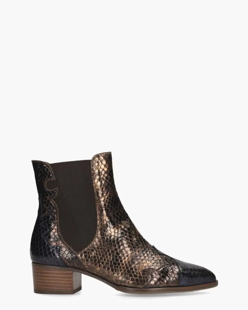 Pertini 30961, enkellaarsjes & boots voor dames in blauw