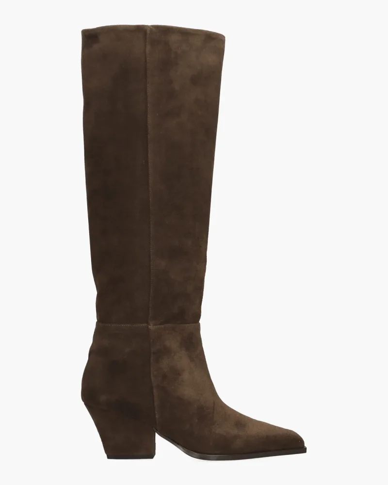 Toral Dakota, enkellaarsjes & boots voor dames in donkerbruin