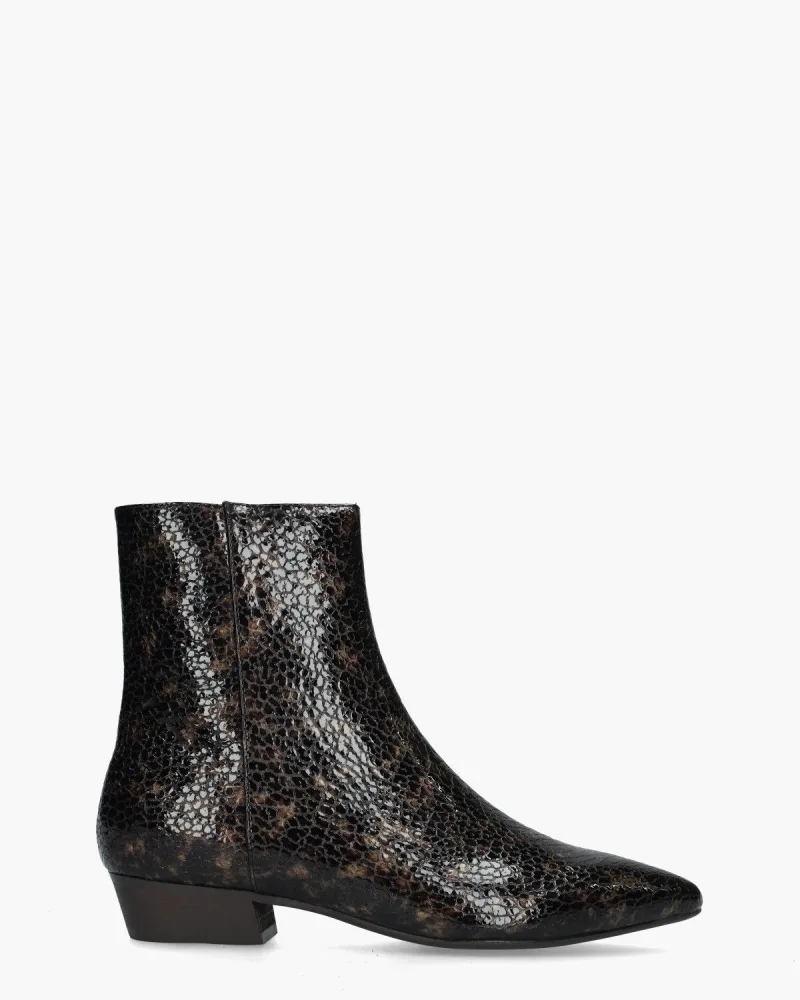 Di Lauro Camelia, enkellaarsjes & boots voor dames in donkerbruin