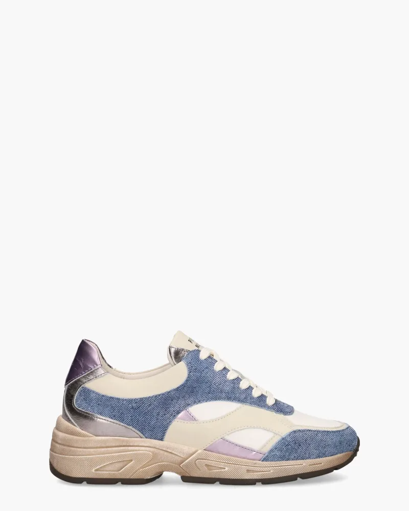 Piedi Nudi 2838-02.12, sneakers voor dames in blauw/multicolor