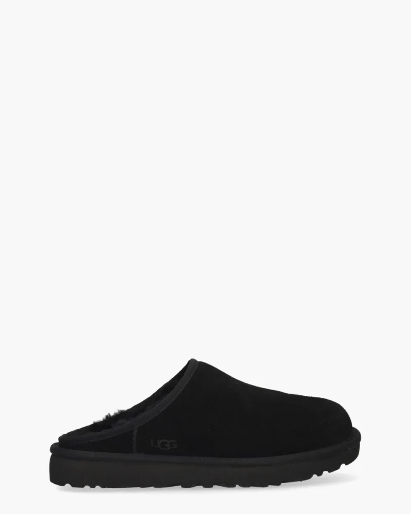 UGG Classic Slip-On Black s, slippers voor heren in zwart