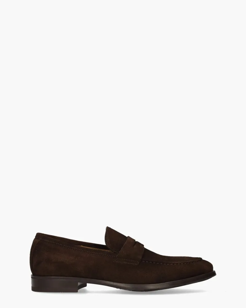 Giorgio 50504, instappers & loafers voor heren in donkerbruin