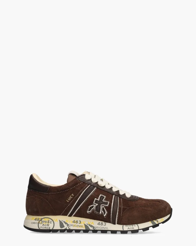 Premiata Lucy 8413, sneakers voor dames in bruin