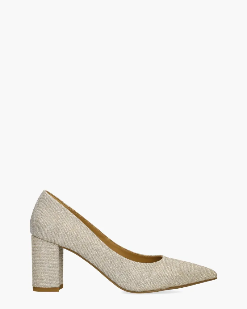 Di Lauro Wilma, pumps voor dames in goud
