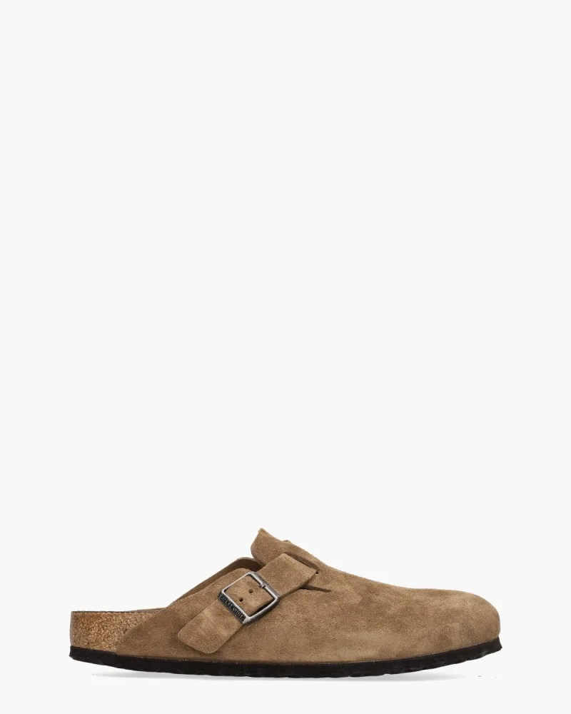 Birkenstock Boston Soft, slippers voor heren in bruin