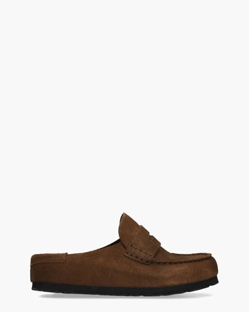 Birkenstock Naples Wrapped, slippers voor heren in donkerbruin, foto 2 van 2