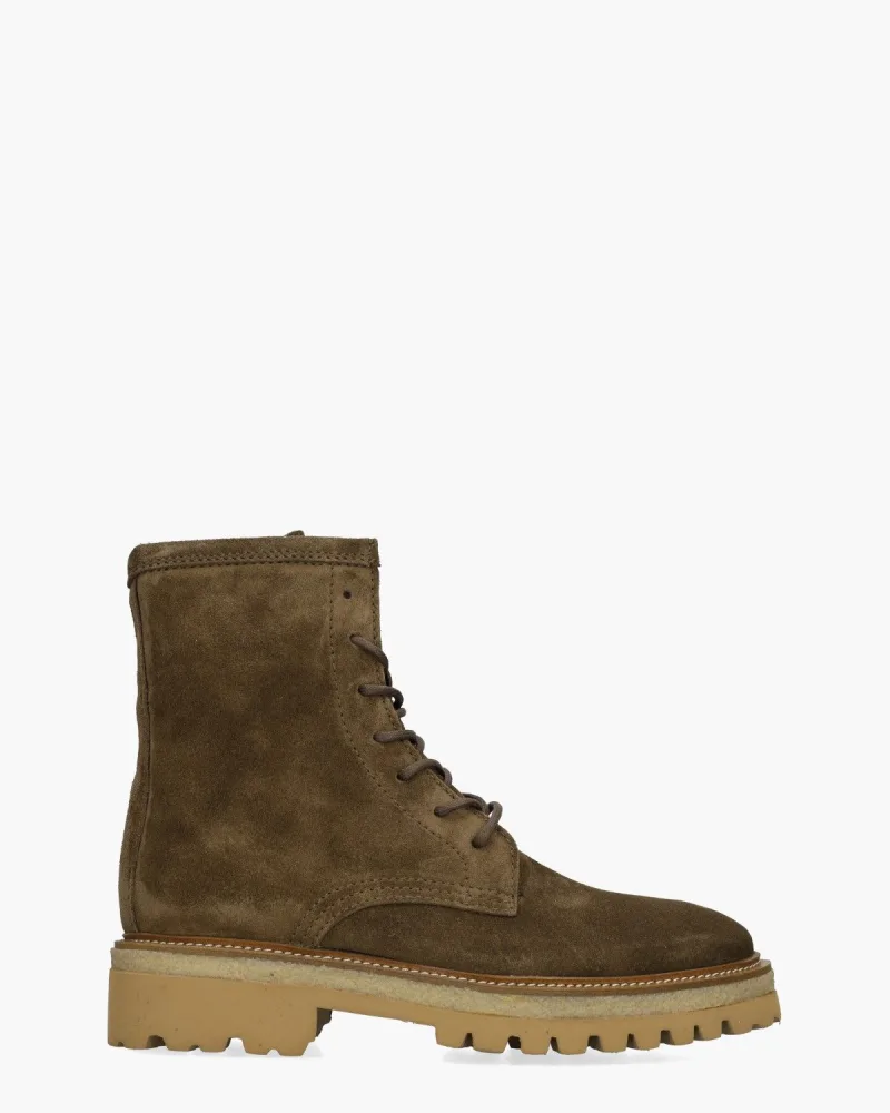 Alpe Nordic 5478, enkellaarsjes & boots voor dames in donkerbruin