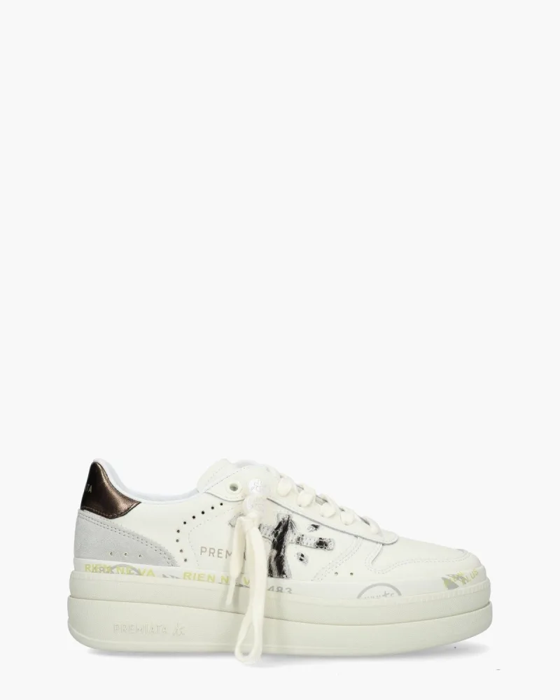 Premiata Micol 7035, sneakers voor dames in beige