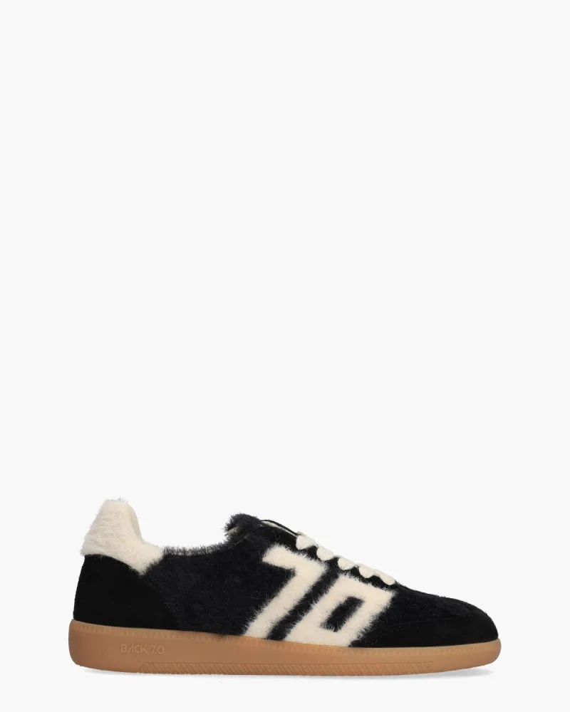 Back 70 Cloud Mohair, sneakers voor dames in zwart/off-white