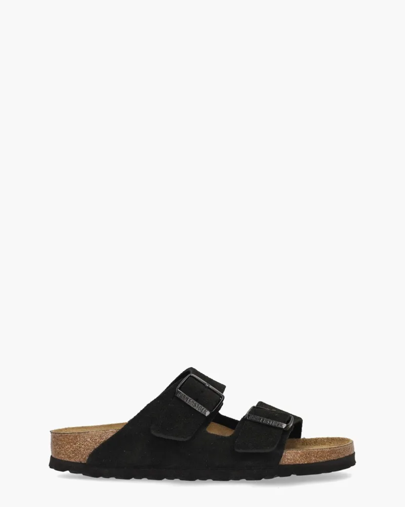 Birkenstock Arizona, slippers voor dames in zwart