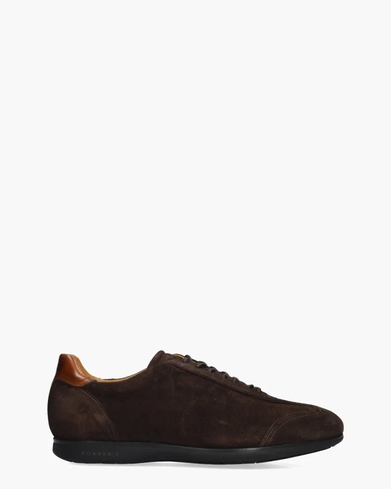 Corden's Fitzallan, sneakers voor heren in donkerbruin