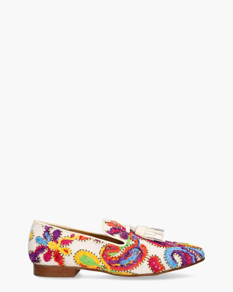 Pedro Miralles Talima 13577, instappers & loafers voor dames in wit