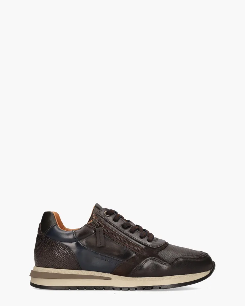 Ambitious 13719, sneakers voor heren in bruin/blauw