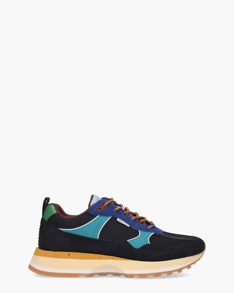 Paul Smith Banks, sneakers voor heren in donkerblauw/multicolor