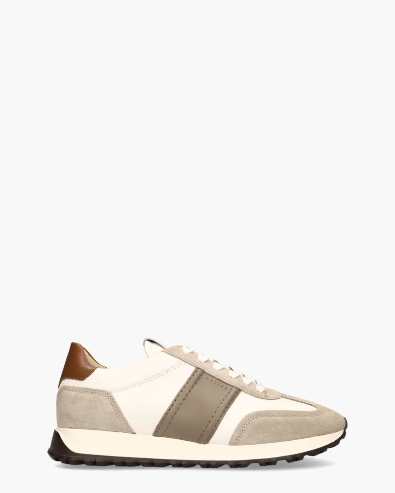 Nubikk Glen Hendrix, sportschoenen voor heren in beige