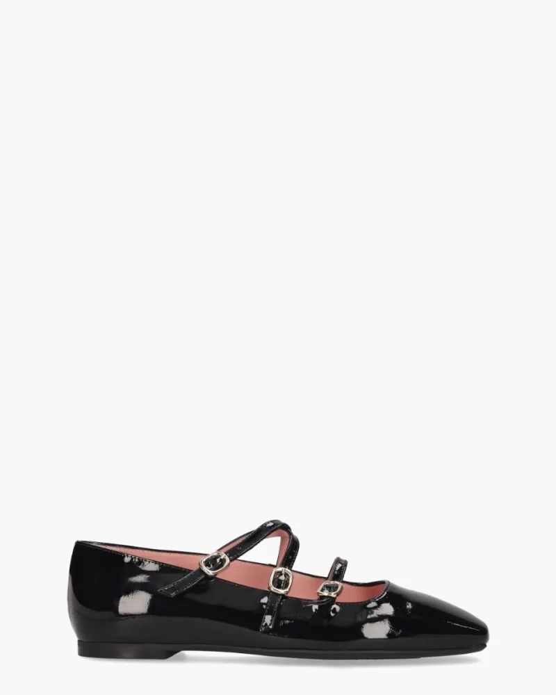 Pretty Ballerinas Camille, ballerina's voor dames in zwart