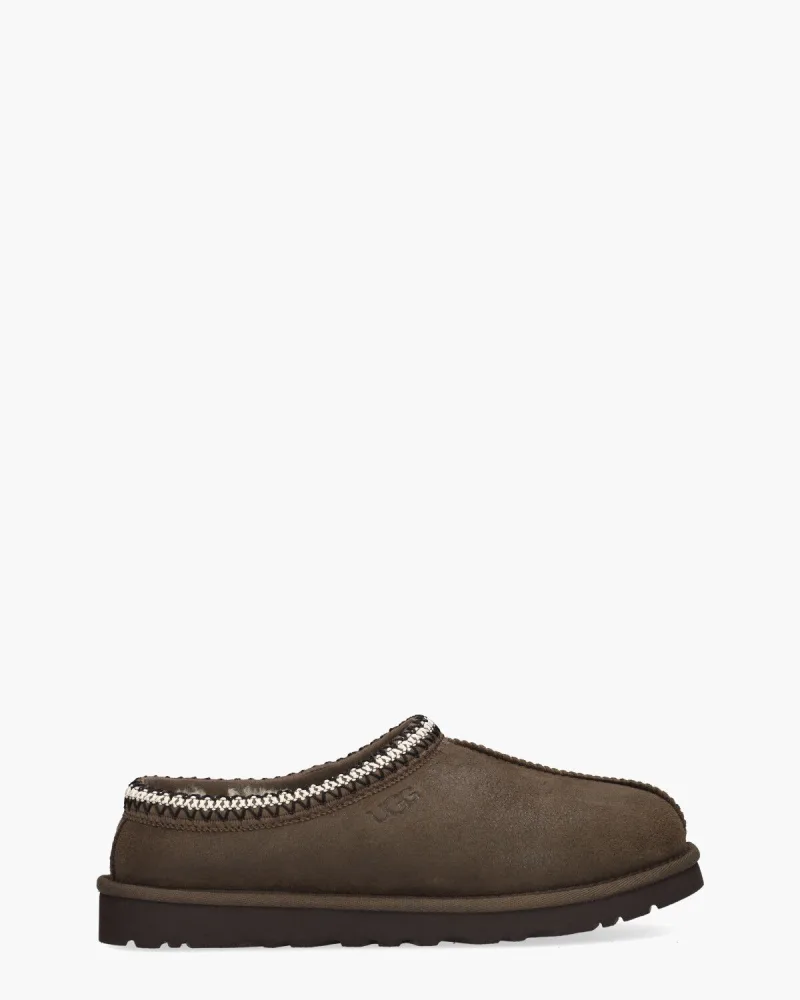 UGG man Distressed Burnt Cedar s, pantoffels voor heren in bruin