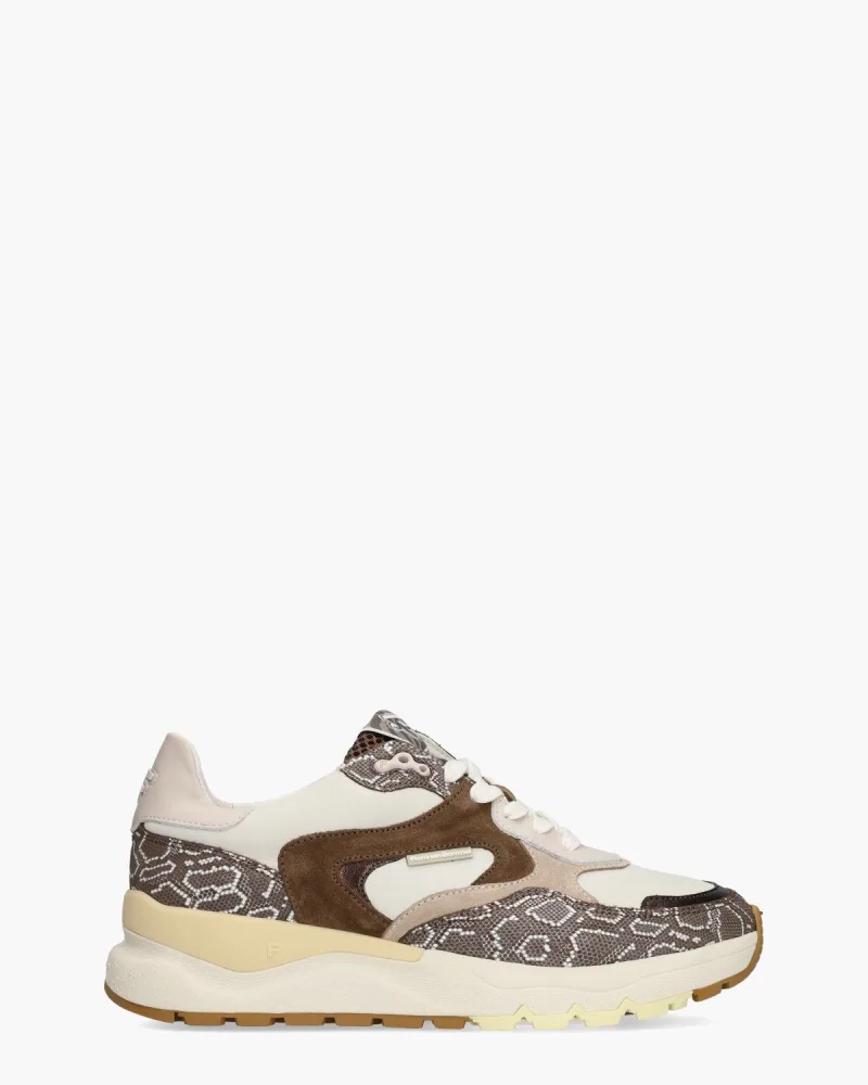 Floris Van Bommel Treni 02.01, sneakers voor dames in bruin