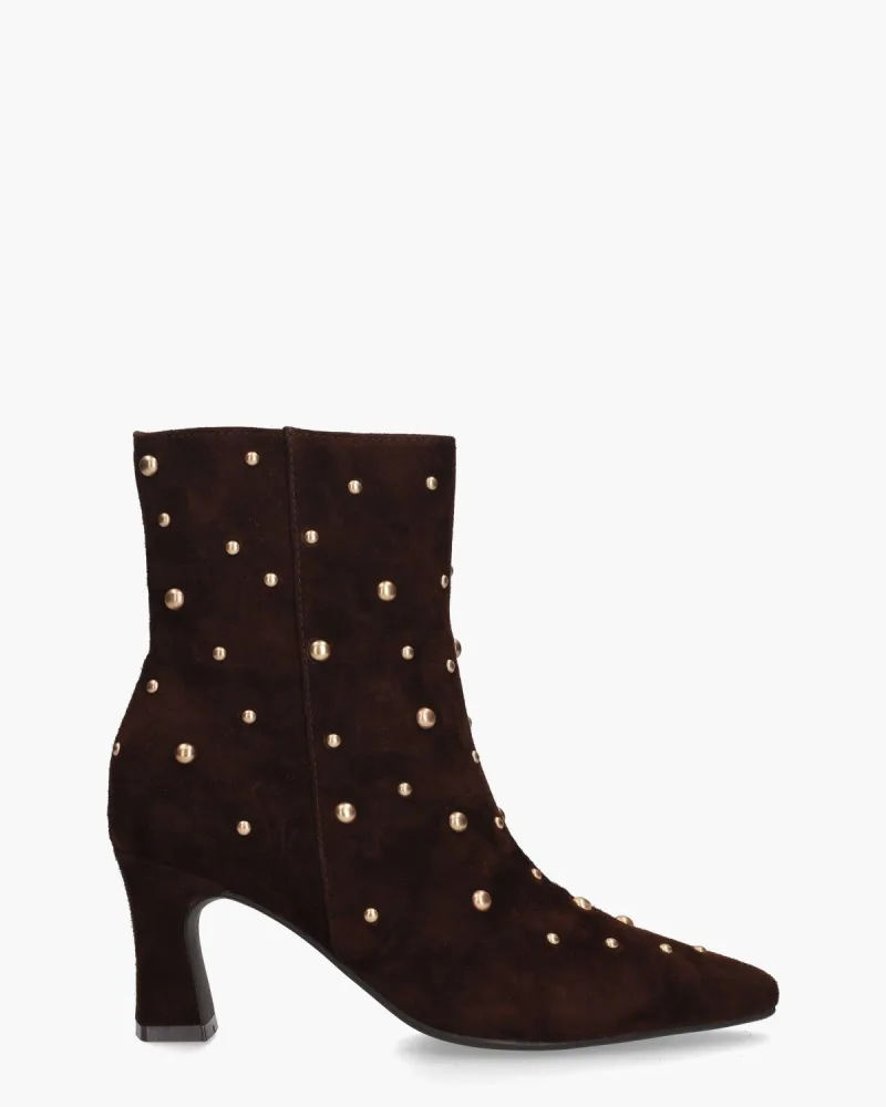 Di Lauro Desdemona, enkellaarsjes & boots voor dames in donkerbruin