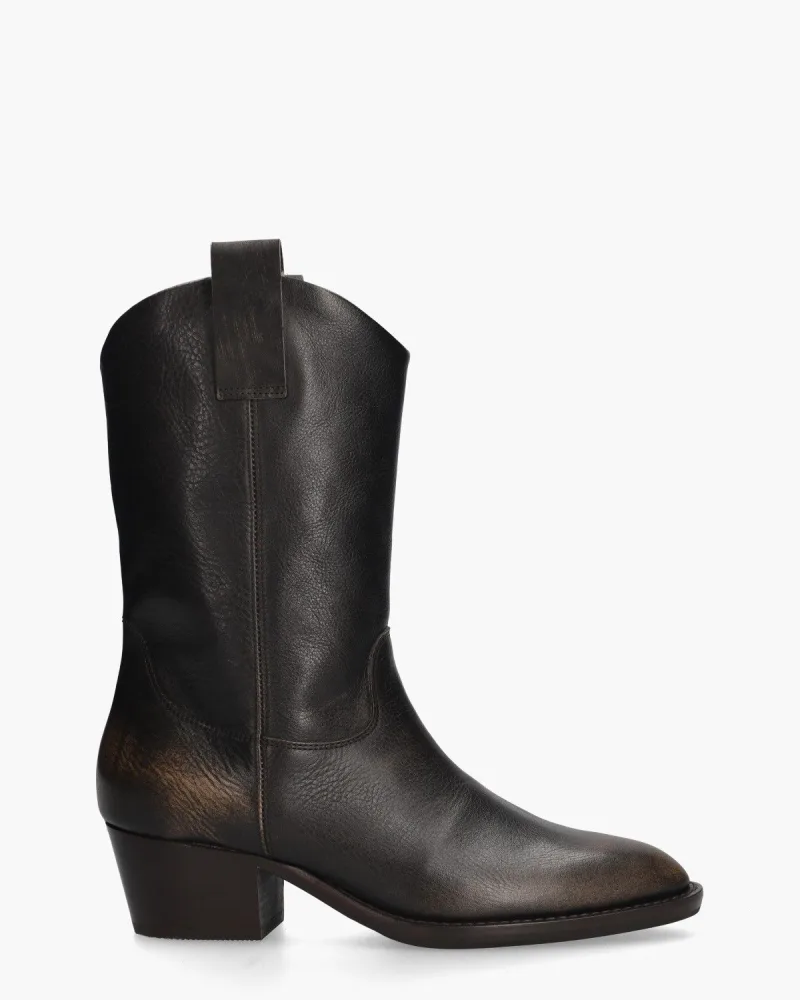 Guglielmo Rotta Clinton, enkellaarsjes & boots voor dames in donkerbruin