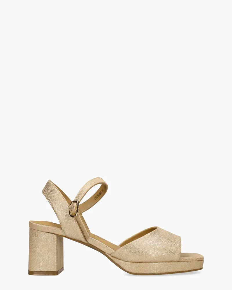 Di Lauro Tylina, sandalen voor dames in goud