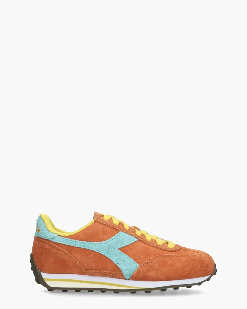 Diadora Sport Rally S, sneakers voor dames in oranje/multicolor