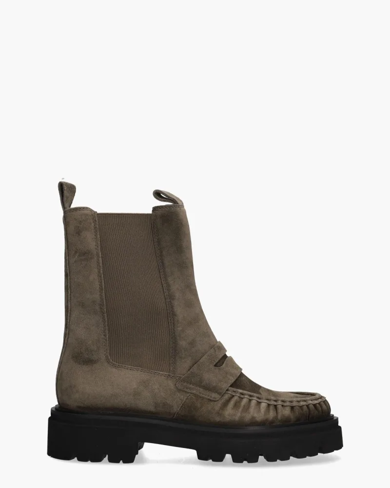 Kennel & schmenger Kennel&schmenger Bell, enkellaarsjes & boots voor dames in groen